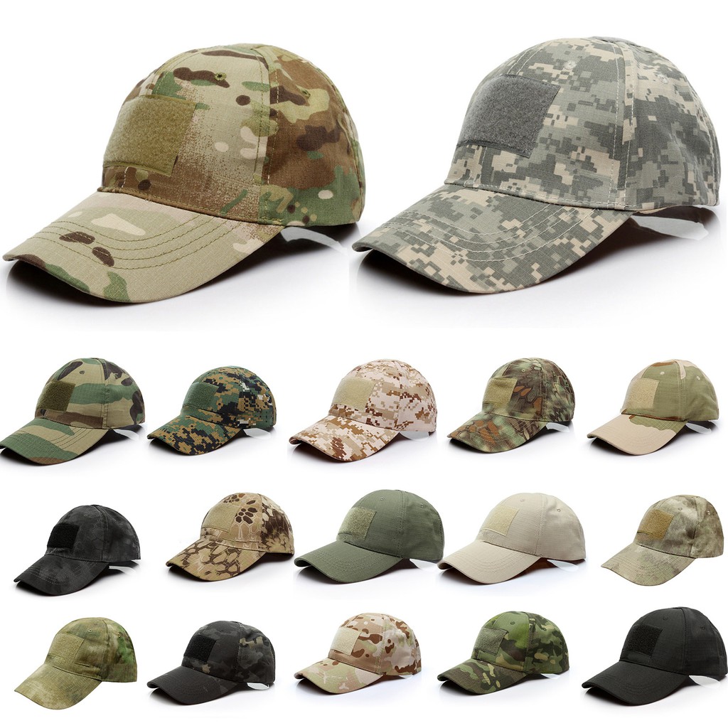 Us Army Military Camo Caps Tactical Mens Caps Women Nylon Desert