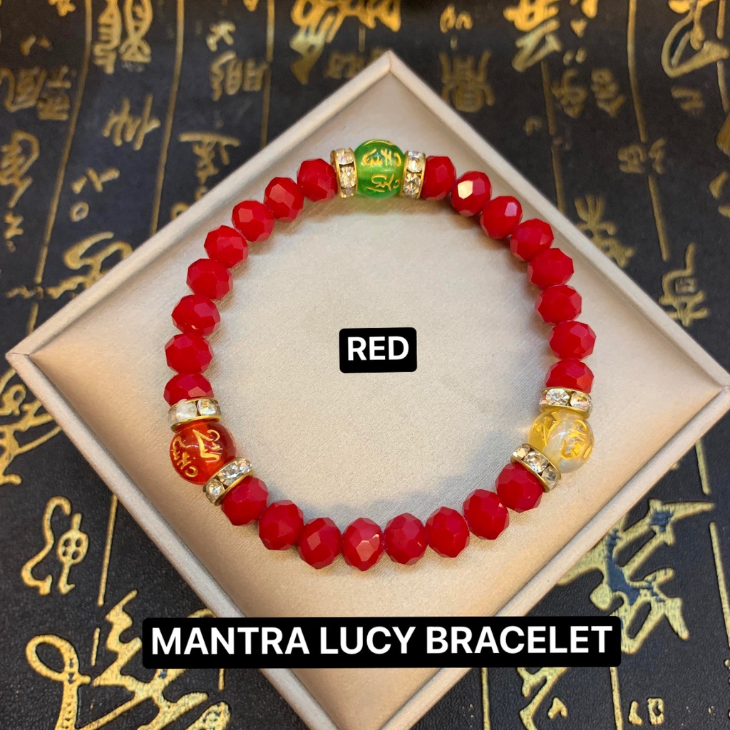 LUCKY MANTRA W/SWAROVSKI BRACELET