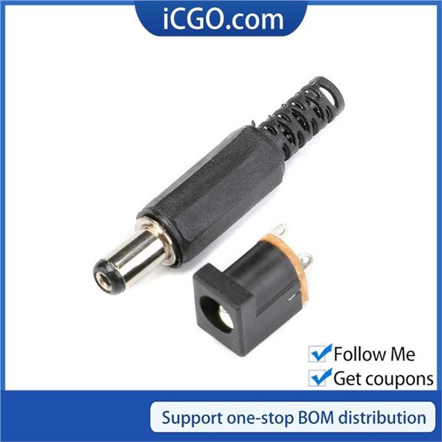 10pcs DC Power Male Jack Plugs Socket + Plug Female DC015 Connector