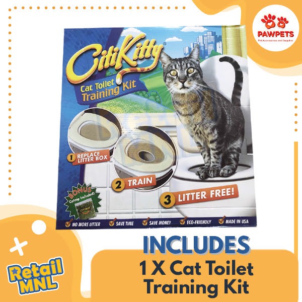 Retailmnl CITI KITTY Cat Toilet Training Kit for Toilet Sitting ...