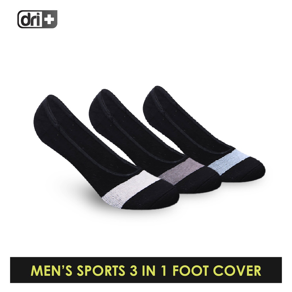 Dri Plus Men’s Thick Sports Foot Cover Socks 3 pairs in a pack DMSFG3 ...