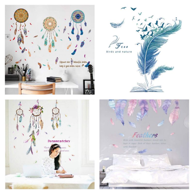 JT5 Wall Sticker Removable Home Decor Vinyl Mural Water Proof | Shopee ...