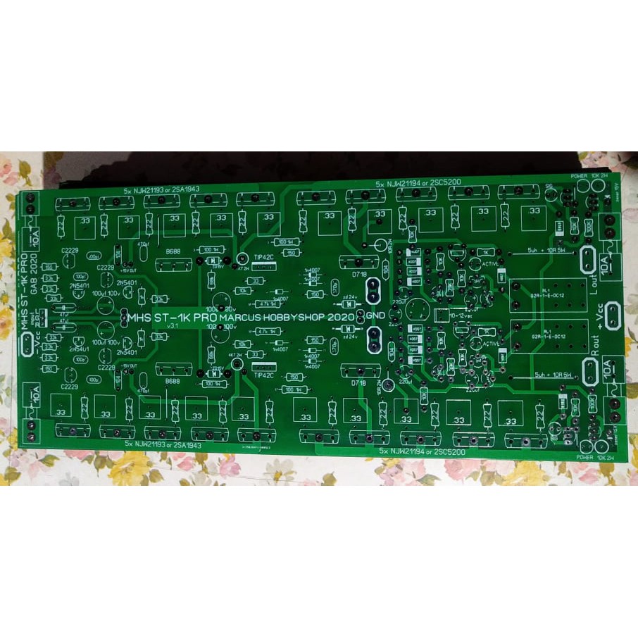 DiY Rockola 1000w Stereo PCB MODIFIED | Shopee Philippines
