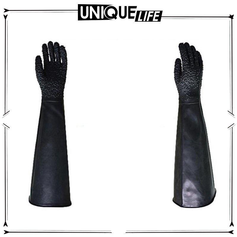 [ Appliances] 68cm Heavy Duty Sandblasting Work Gloves Left For Sand 