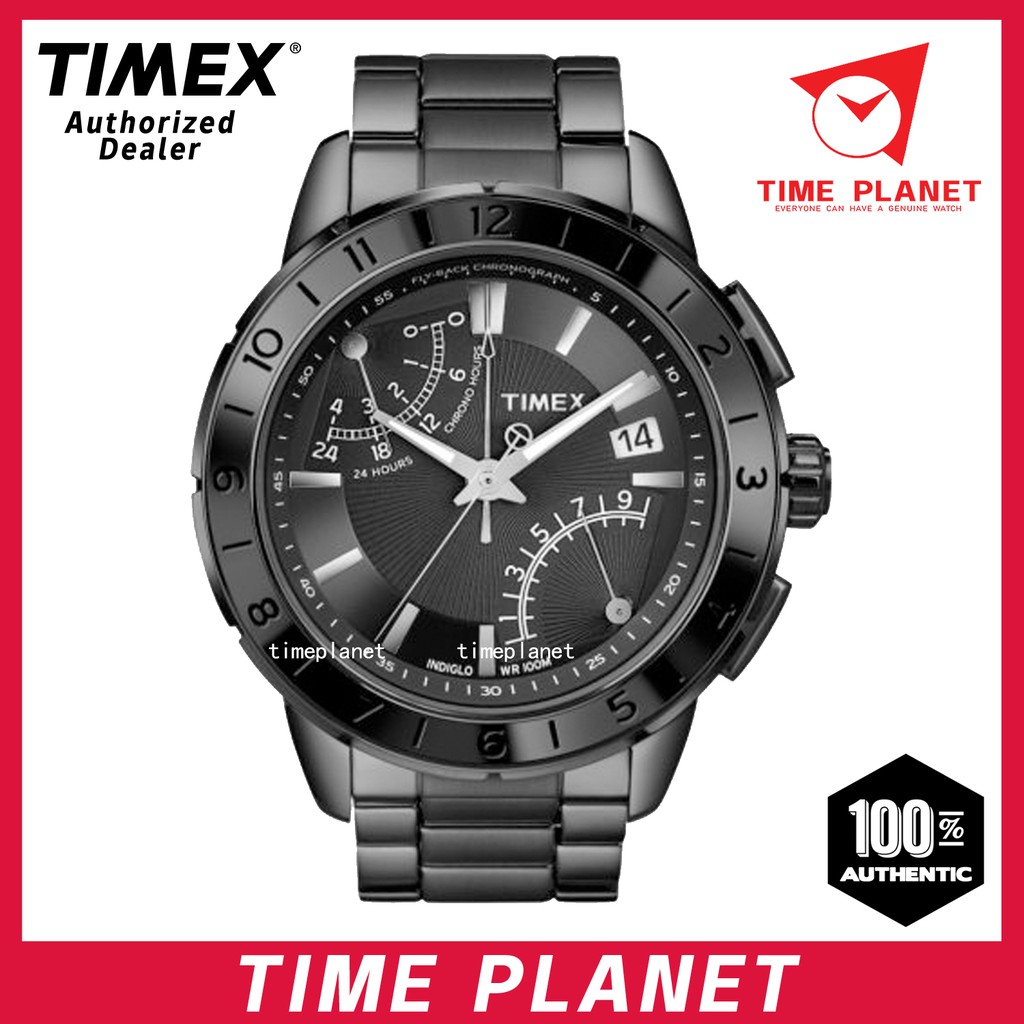 Timex Intelligent Quartz Men S Luxury Flyback Chronograph Watch Shopee Philippines