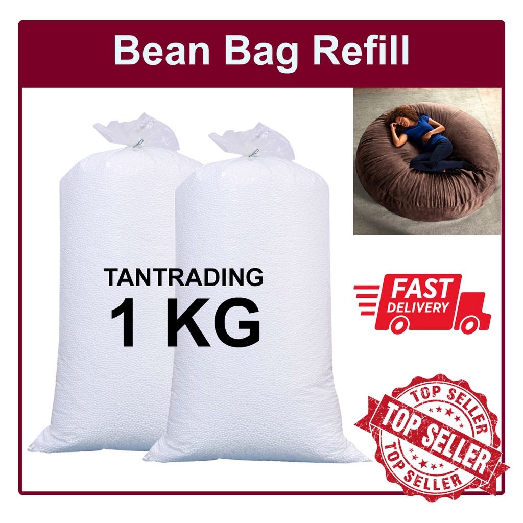 [ MALAYSIA READY STOCK ] 1KG BEAN BAG REFILL FILLING/BIJI KABUS / ISI ...