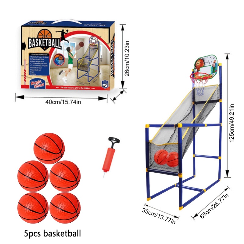 Kids Basketball Hoop Arcade Game Mini Indoor Toy Basketball ring for