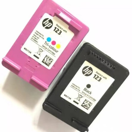 HP Printer 123 black color original ink cartridge DeskJet HP1111 2131 ...