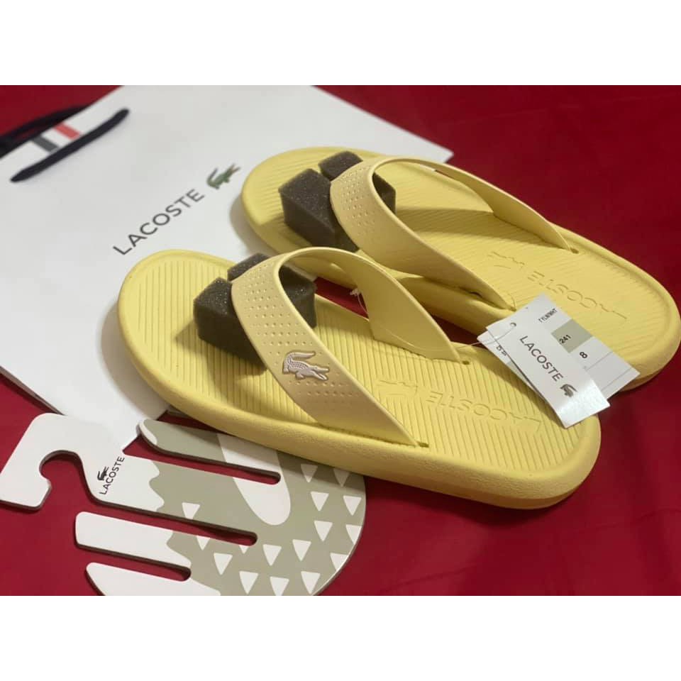 Lacoste flip flops clearance womens