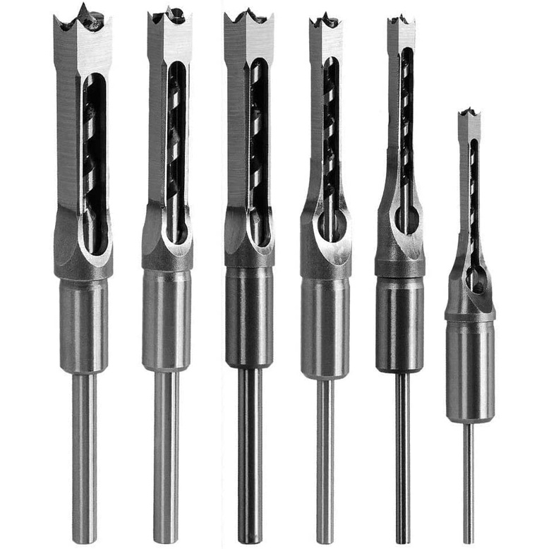 thumbnail image 2 of Hollow Square Woodworking Mortiser Chisel & Auger Drill Bit Set – 1pc – For Hollow Chisel Mortiser 2 of 3