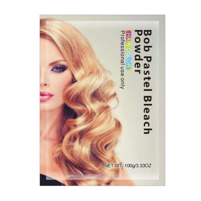 Bob Pastel Bleach Powder Hair Bleaching Color Fade 100g Shopee