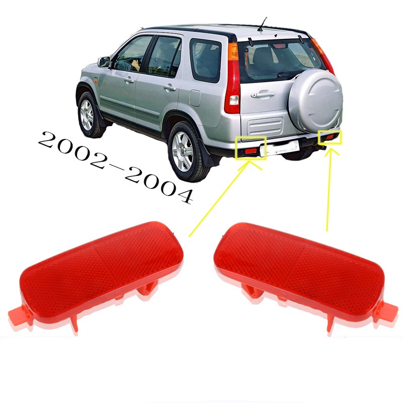 Rear Bumper Reflector For HONDA CRV S9A 2002 2003 2004 Light Fog Lamp ...