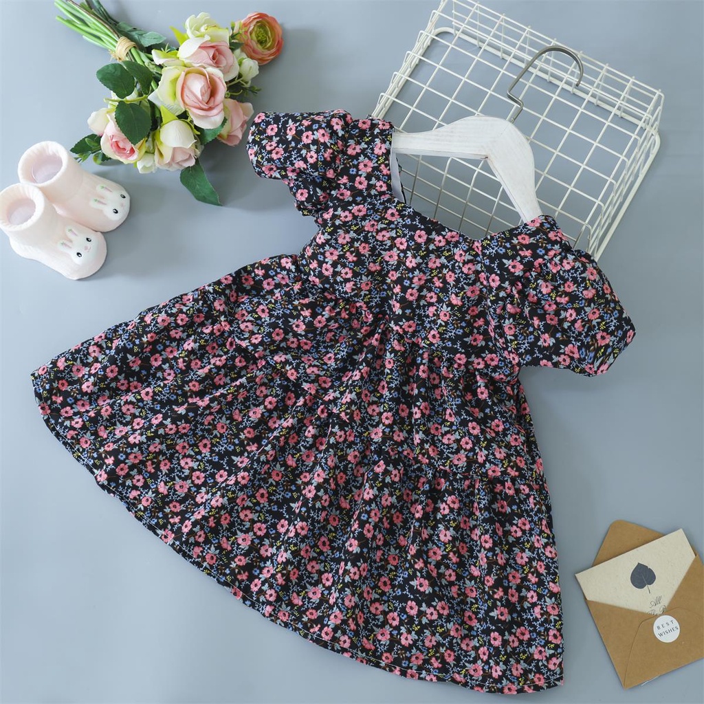 Toddler Baby Girl Dress Romper Floral Skirts Baby Sundress Cute Infant Girl Clothes Shopee Philippines