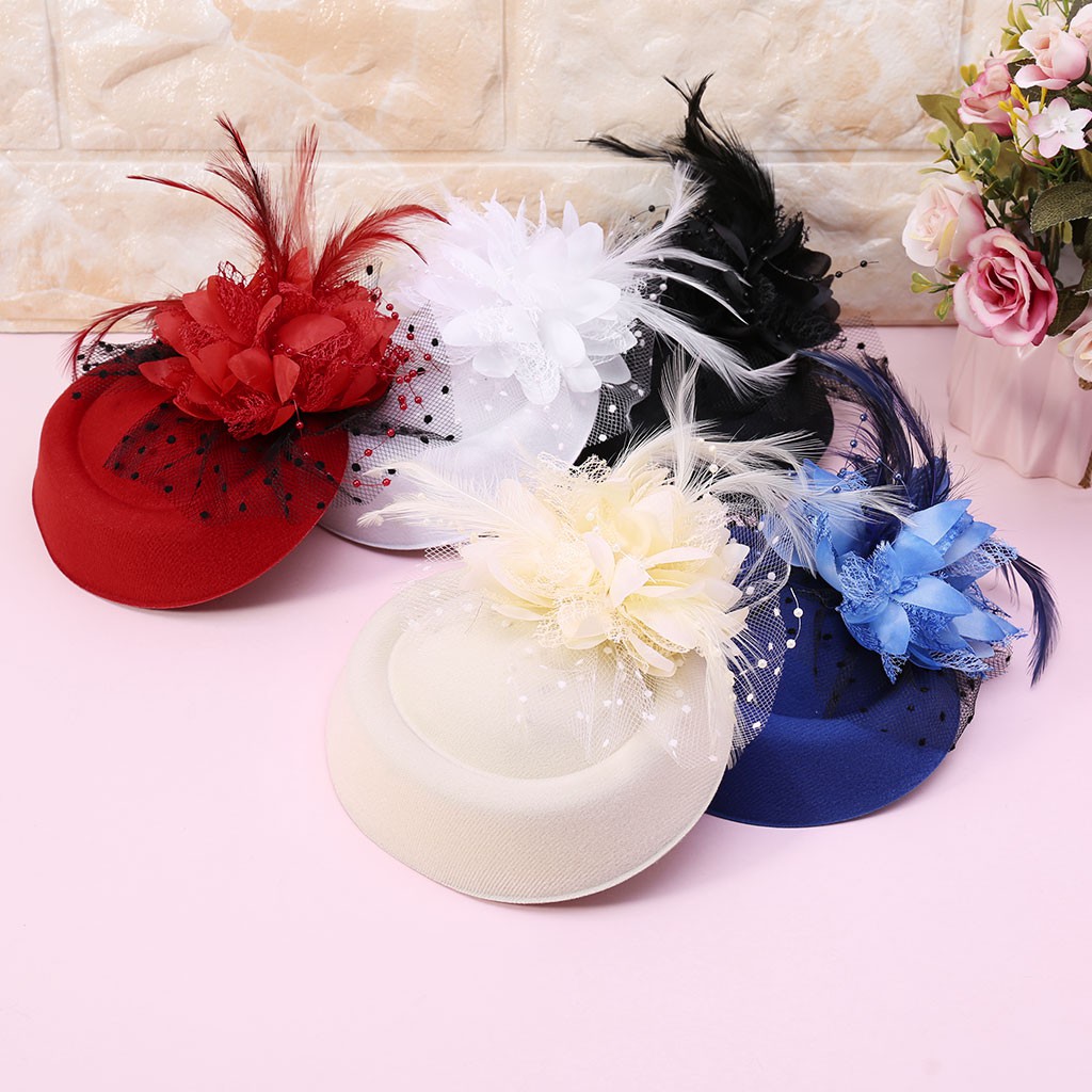 Hat accessories flowers top