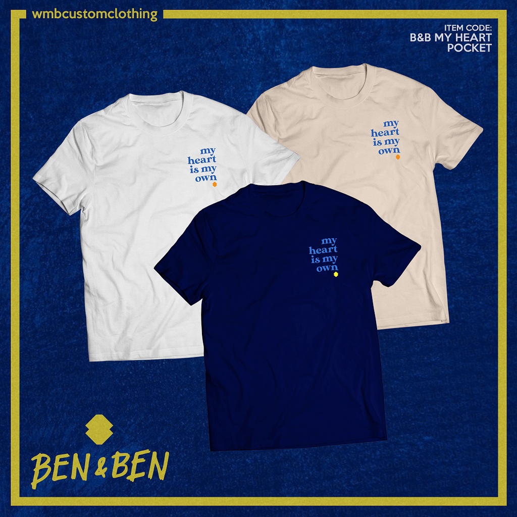 Ben&Ben (B&B MY HEART) By WMB Clothing | Shopee Philippines