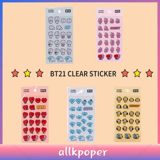 BTS BT21 DIY Cartoon Stickers GOT7 EXO wanna one Stickers Bubble Kids  Stickers