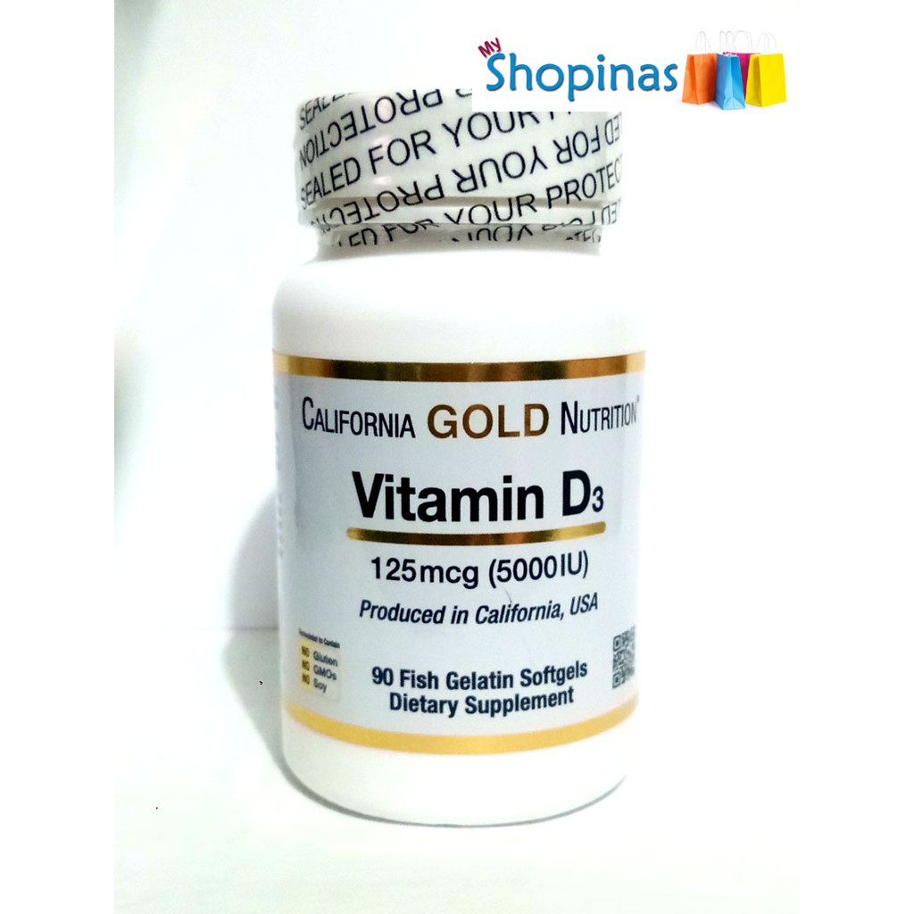 (SALE! 12/31 EXP) High Potency 5000 IU (125mcg) Vitamin D3 (Vitamin D-3 ...