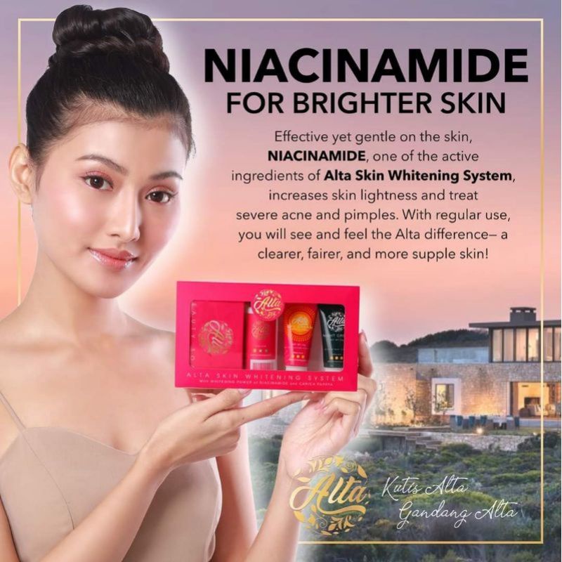 ALTA SKIN WHITENING SYSTEM WITH NIACINAMIDE