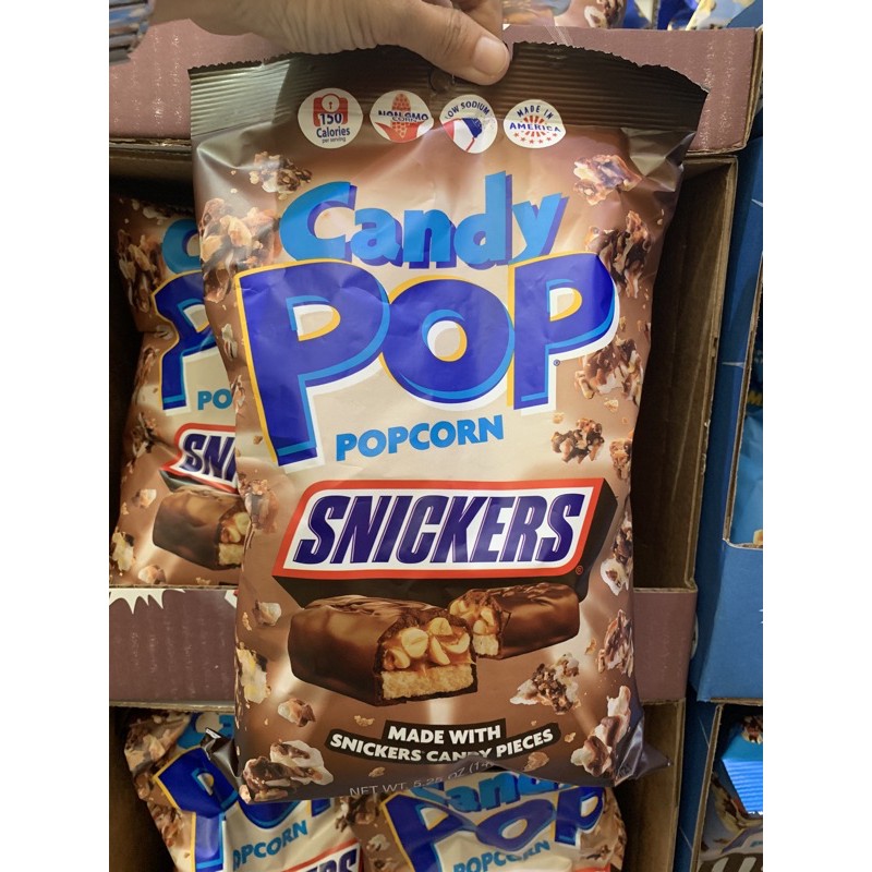 Candy Pop Popcorn Snickers 148g | Shopee Philippines