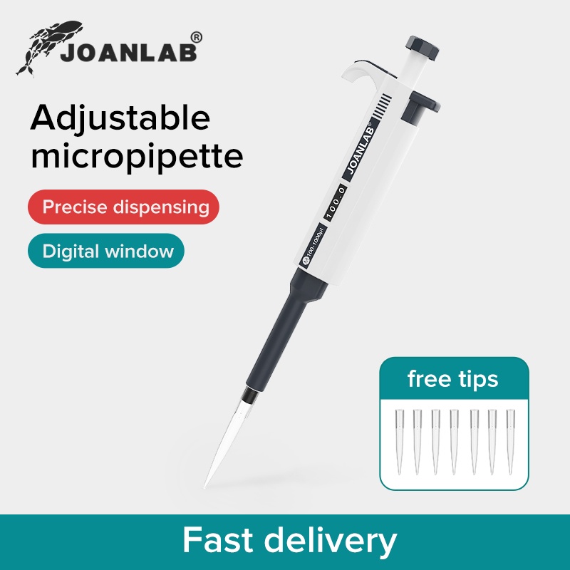 JOANLAB Laboratory Pipette Plastic Pipettes Dropper Manual Digital