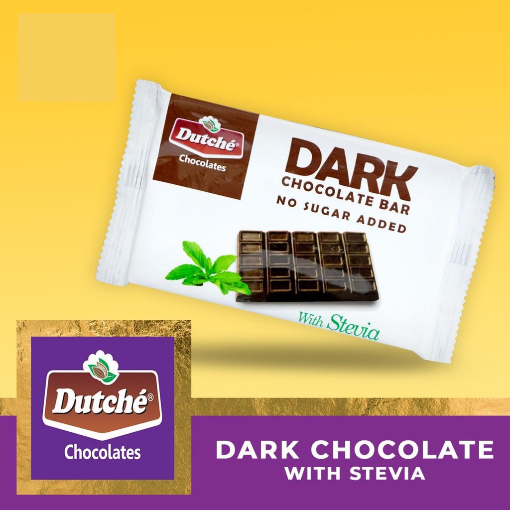 Dutche Dark Chocolate with Stevia 100 Grams Shopee Philippines