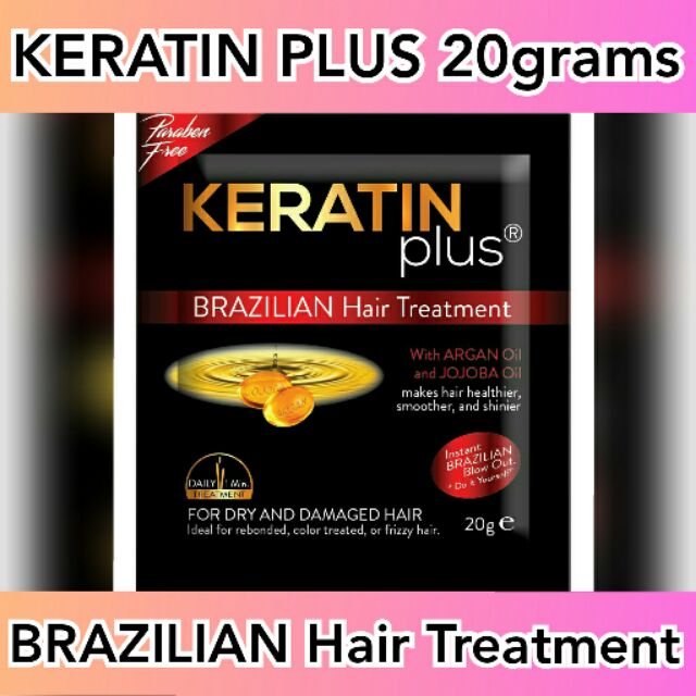 KERATIN PLUS Brazilian Hair Treatment 20grams Shopee Philippines