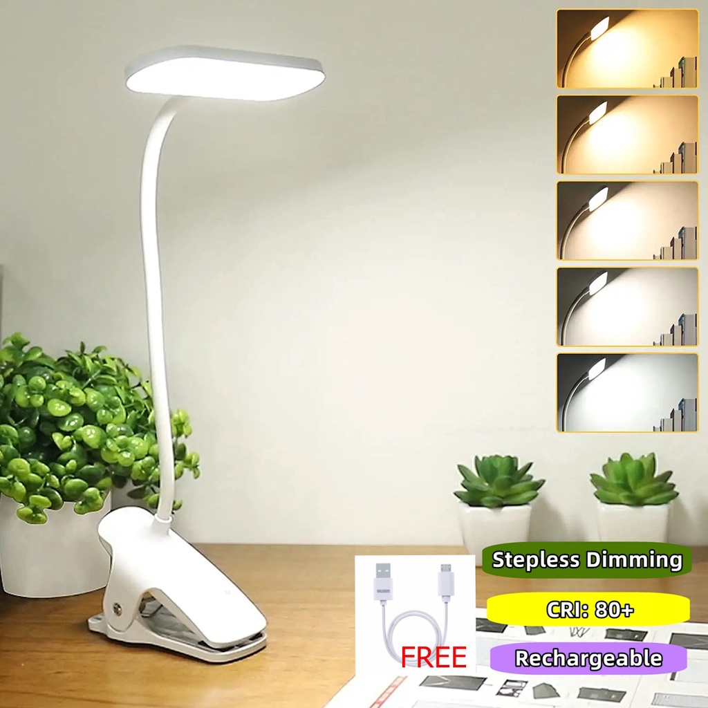 Clip on Lamp,Battery Powered Reading Lamp,Clip on Light for Bed Clip on