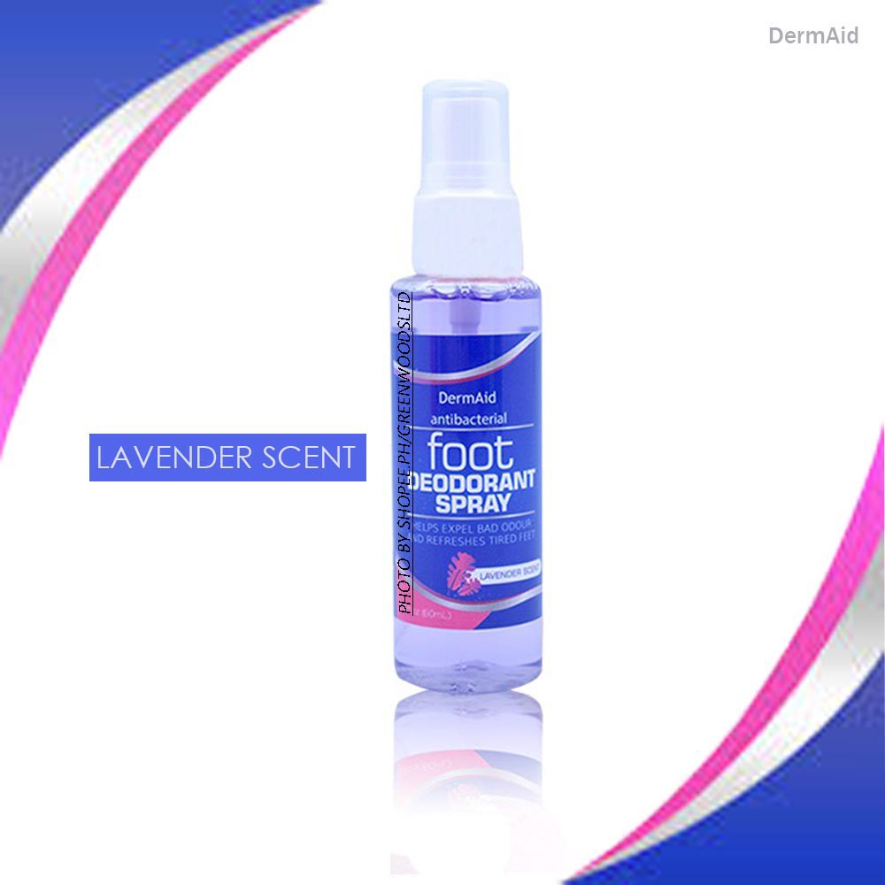 Dermaid Foot Deodorant Spray 60 mL - Sold Per Item Per Variety GW_S3