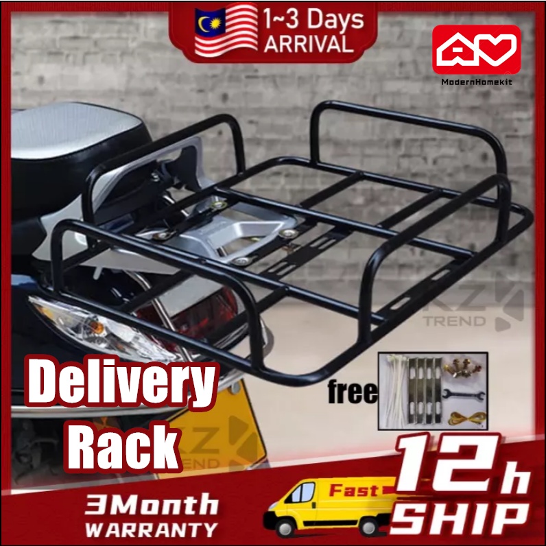 RD Motorcycle Rack Delivery Bag Rack Motorcycle Delivery Rack Food ...