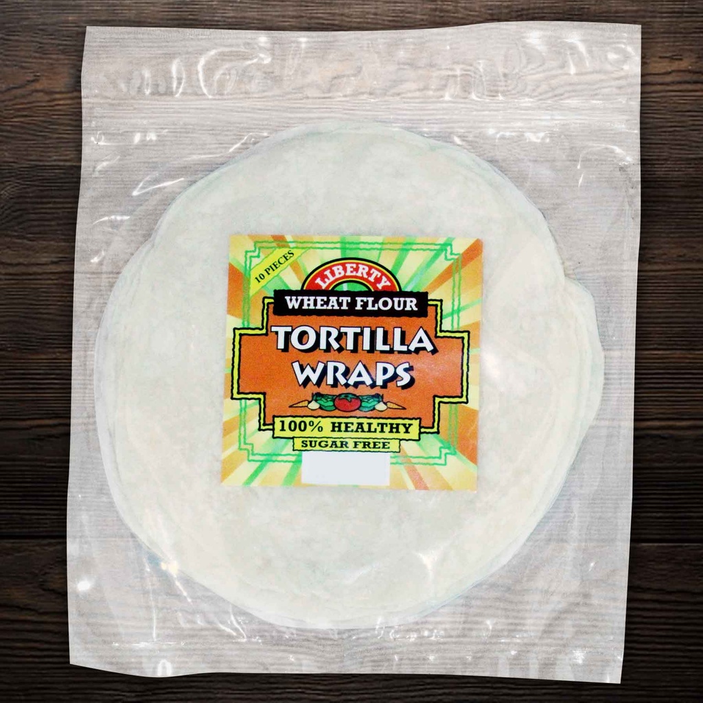 Tortilla Wraps 7 inches Diameter Liberty Flour Tortilla Wrap 10pcs/pack