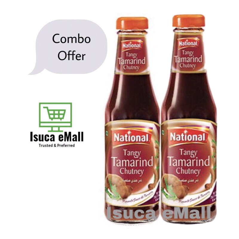 National Tamarind Chutney Sauce 325gm / Sos Asam Jawa Pencicah Chutney ...