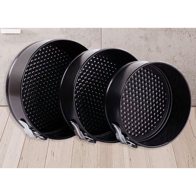 3 pcs/set Nonstick Round Springform Pan Set Round Baking Pan Set Cake ...