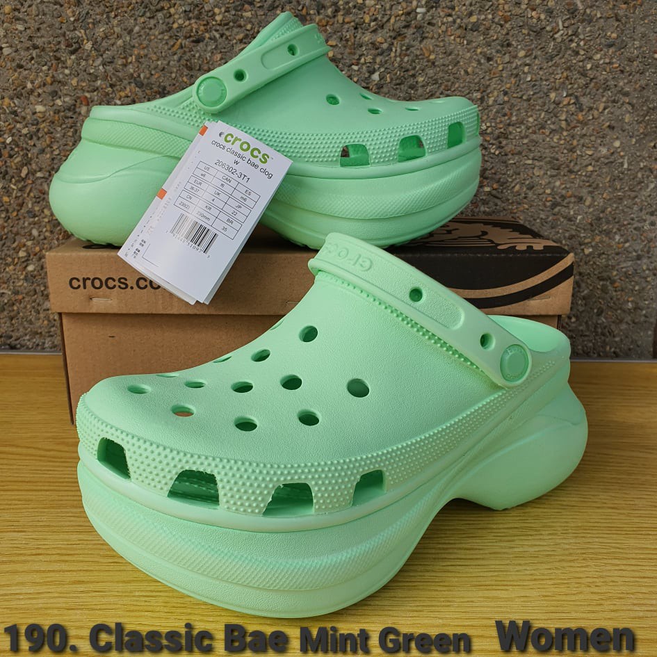 ONHAND Crocs 190. Classic Bae Mint Green Authentic Vietnam