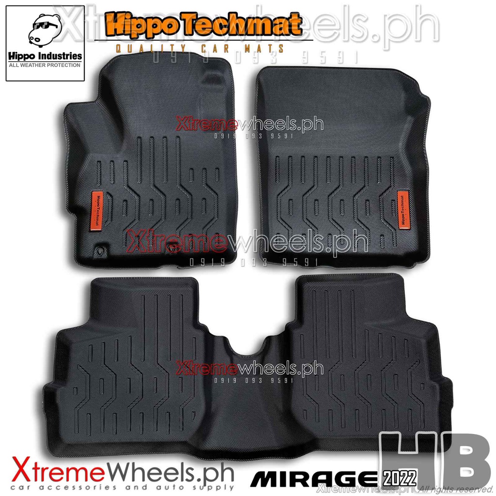 Mirage Hatchback 2022-2024 Hippo Brand Version 2 Deep Dish matting ...