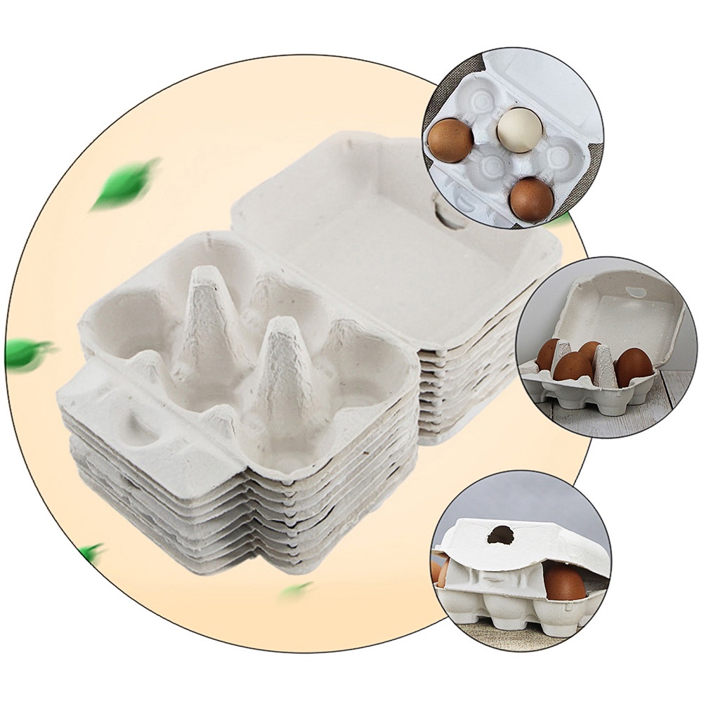 [READY STOCK] Pulp Egg Tray 12 Pcs Paper Holder Flats Jumbo Eggs Racks ...