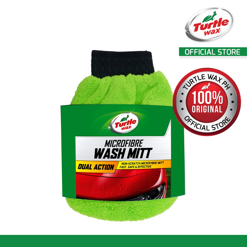 Turtle Wax Microfiber Wash Mitt Dual Action TWA123 Shopee Philippines