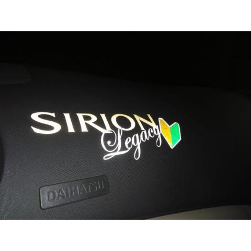 STICKER SIRION LEGACY Windscreen High Grade Sirion Legacy Vinyl Decal ...