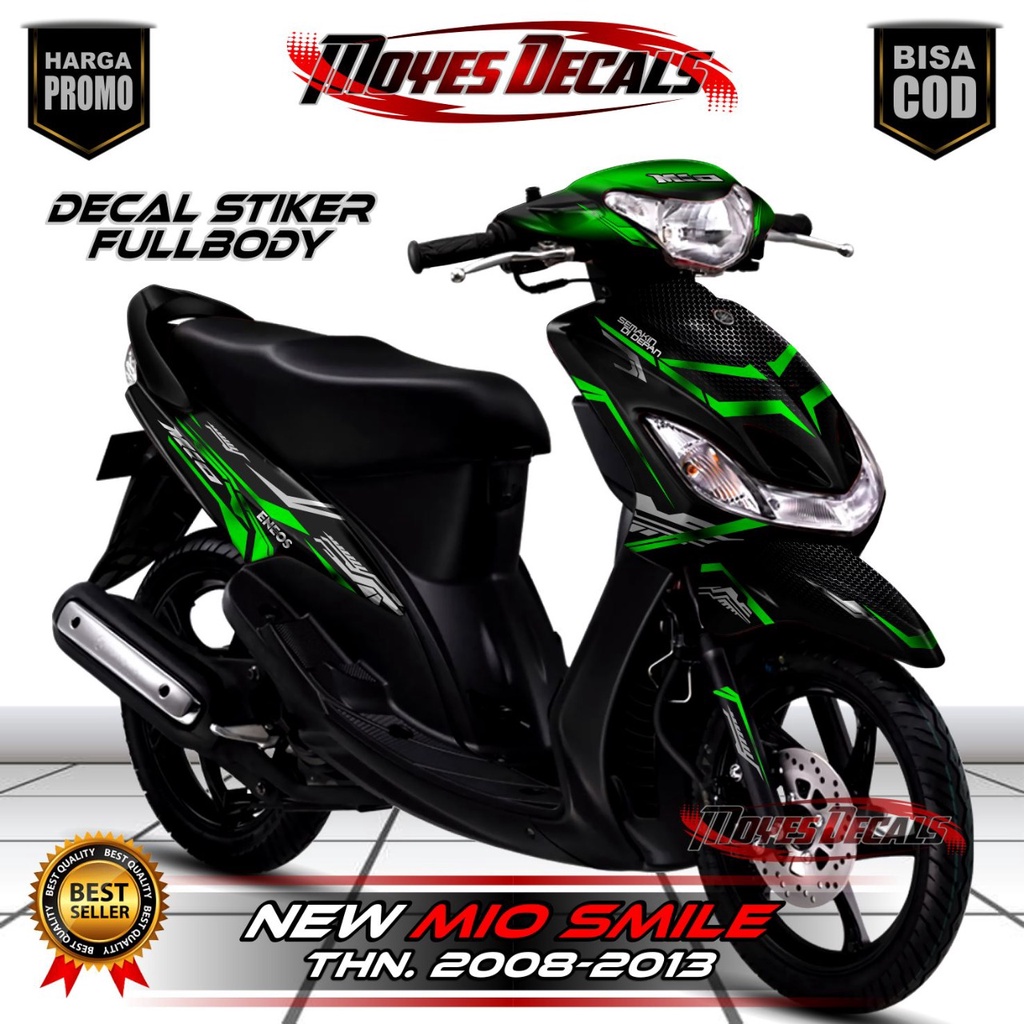 HIJAU Mio sporty decal mio j sticker decal mio j sticker - mio sprty ...
