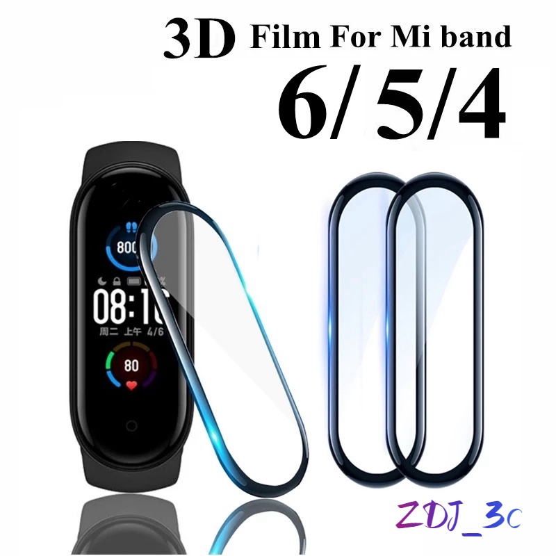 3D Glass for Xiaomi mi band Soft Screen Protector Protective on Xiami  Mi band band5 Miband5 Cover For Xiomi mi band Film