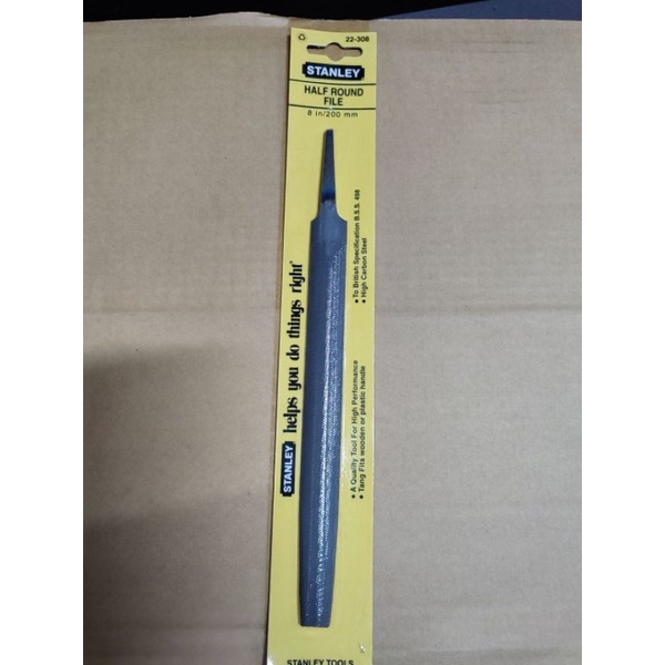 Stanley Half Round Bastard File 22-308 8” | Shopee Philippines