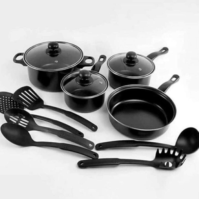 cooking ware set black Shopee Philippines