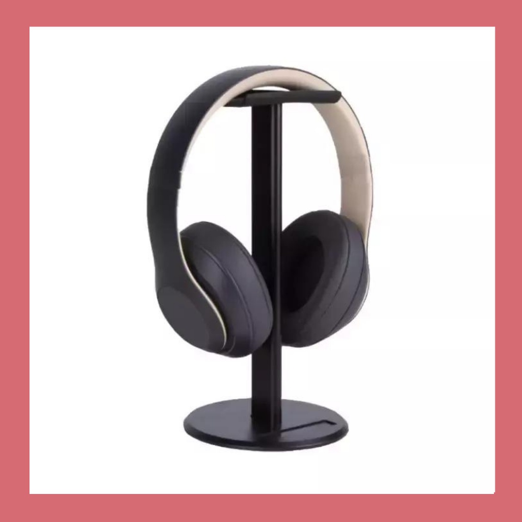 Round Metal Headphone Bracket Rack Headphone Stand Headset Holder Rack ...