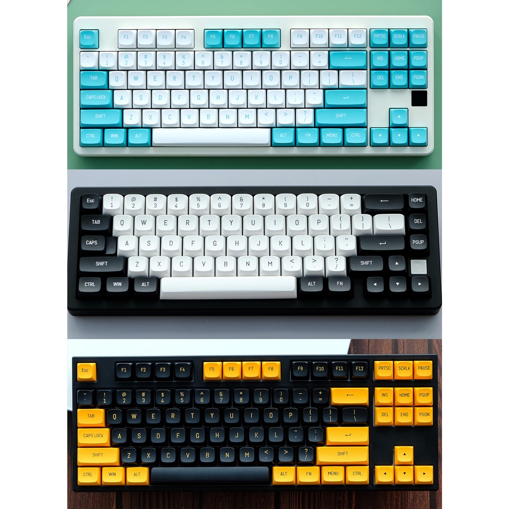 Custom Keycaps 150 Keys Set PBT Double-Shot Molding CSA Profile for 60% ...