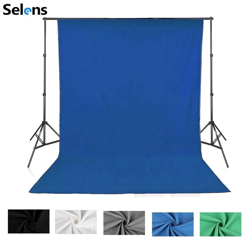 Selens Photography Backdrop Cloth 3x3/6m Cotton Muslin Thick Seamless ...
