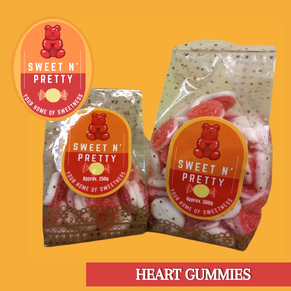 Sweet N' Pretty Heart Gummies - Kutkutin & Gummies - Regular Gummies ...