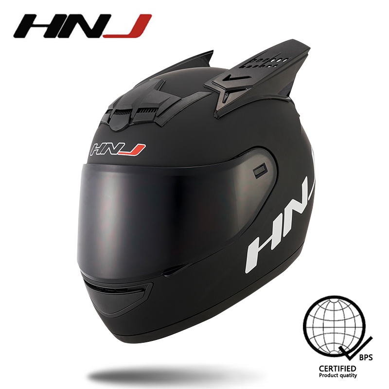 HNJ a4-003-F18# Men's Full Face Motorcycle Helmet Single Visor Motor ...
