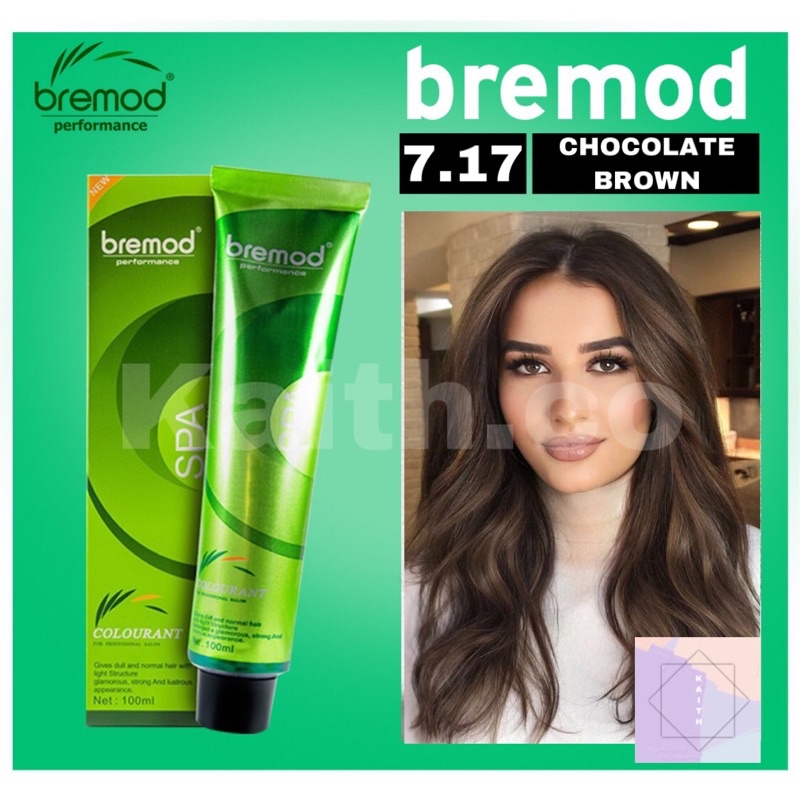 Bremod 7.17 Chocolate Brown Hair Colourant Set with Oxidiser 