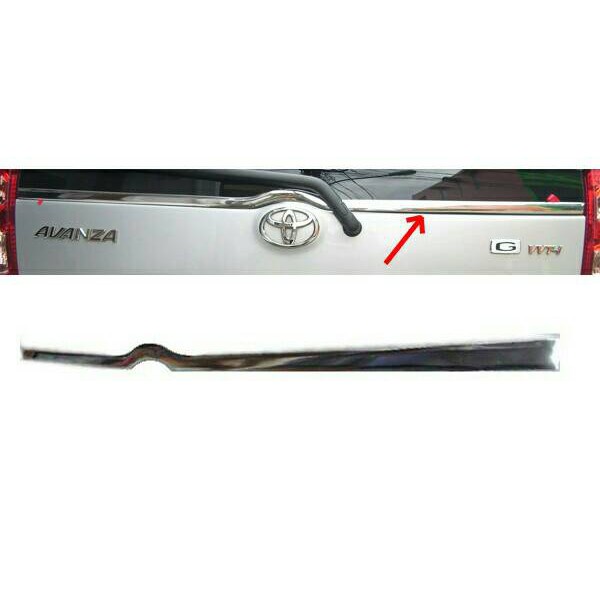 List of rear windows for avanza/xenia chrome car accessories | Shopee ...