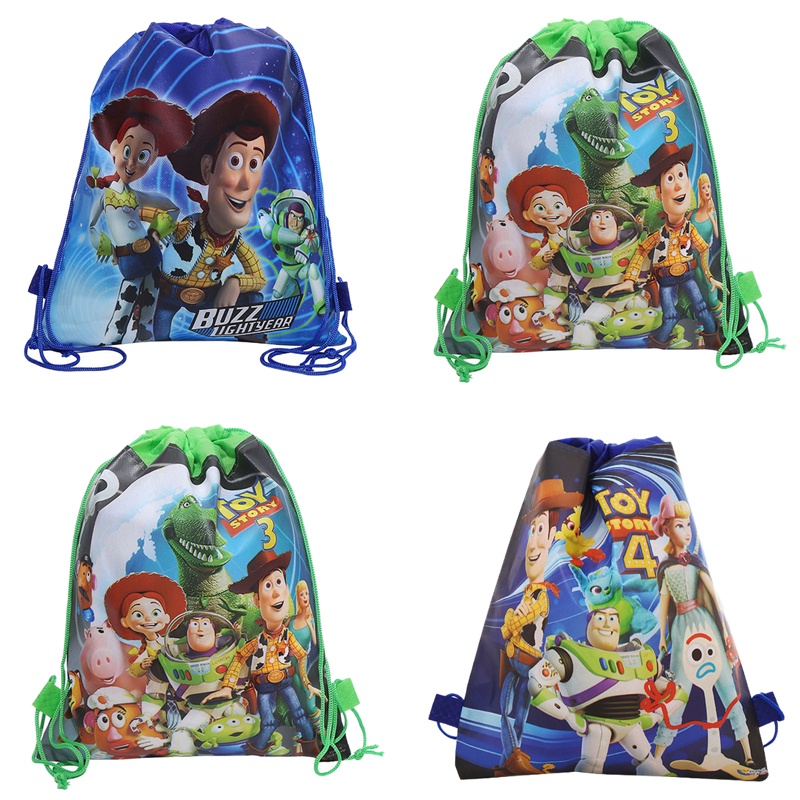 Disney Toy Story Drawstring Bag Kids Travel School Bag Birthday Party ...