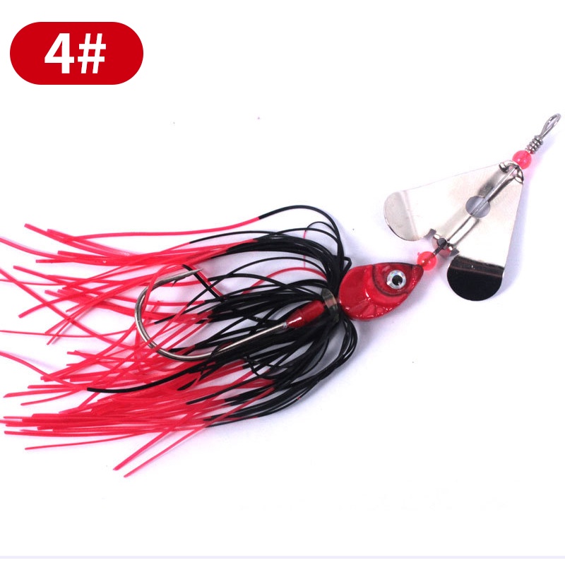 HENGJIA 4-Piece Lead Head Jigs With Soft Rubber Skirt – Saltwater Fishing Lures – 20g To 150g Assorted